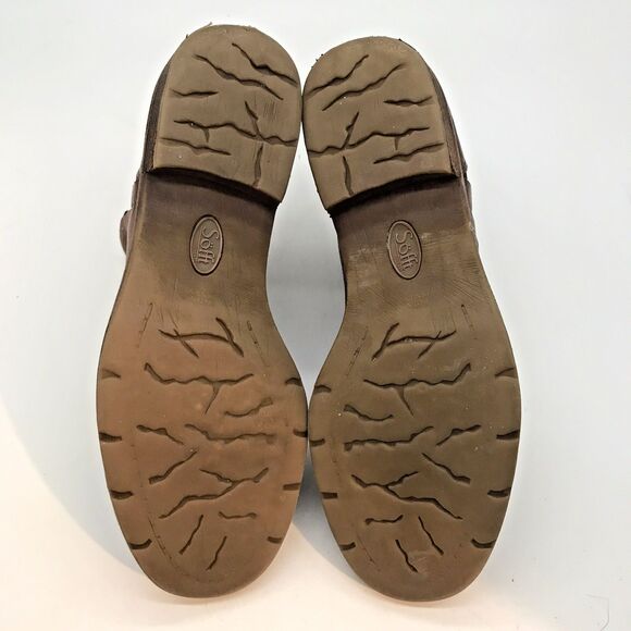 Sofft Bryanne SF0023990 Brown Leather Chelsea Ankle Boot Womens 8M Gusset Bootie - Picture 9 of 11